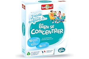Bioviva - J'aide mon enfant à ... Bien se concentrer - Moments de complicité - Jeux Educatifs - Collection Education positive - 1 à 6 joueurs - 6 ans - Fabriqué en France - 203029