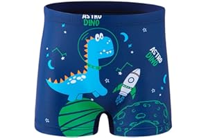 Lazz1on Garçon Short de Bain de Plage Enfant Maillot de Bain et Bonnet pour Vacances Voyage en Eté sur la Plage 3-8 Ans