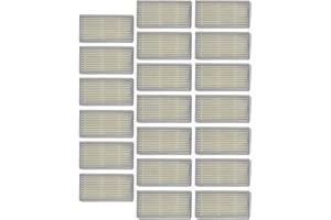 Daaxing Filtri HEPA per aspirapolvere robot Lidl SilverCrest SSR 3000 A1, lavabili e riutilizzabili (20 pezzi)