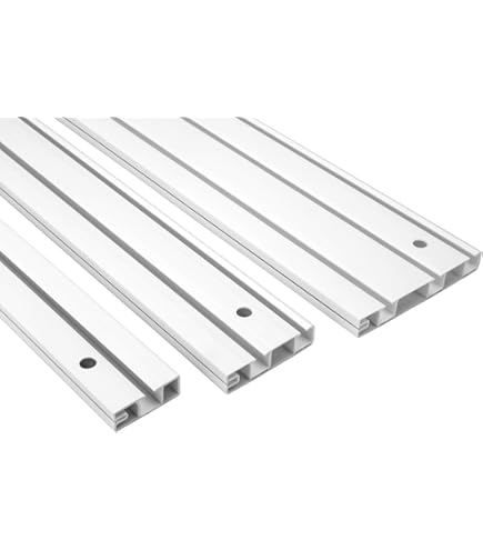 Bestlivings Gordijnrail tot 480 cm lengte, 1 tot 3 loops (180 cm / 1