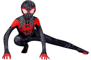 ZUOZHE Spiderman Kostüm Kinder,Spiderman Homecoming Kostüm,Super Hero Spiderman Kostüm für Erwachsene,Halloween Cosplay BüHnen Performance Anzug,Spiderman Web Verkleidung Party Cosplay Kostüm