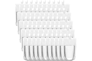 BUSTLWOR 50 Piezas Bolsa de Bebidas Transparente, Juego de Bolsas de Bebidas, Bolsa de Almacenamiento de Jugo para, Utilizado para Líquidos como Agua, Jugo,Bebidas, etc