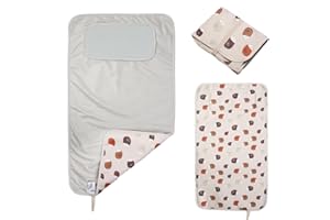Hamur Home Tragbare Wickelunterlage Wasserdichte 40 x 70 cm Wiederverwendbare Baby Wickelauflage Maschinenwaschbar für Unterwegs Wickel Clutch (Urchin)