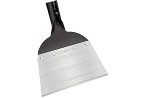 Xrten 1 Pezzi Pulizia del Giardino All'aperto,Pala Piatta in Acciaio Pala per Pulizia Pala per Diserbo Pala da Giardino Multifunzionale Vanga da Giardino Diserbo Piantare Strumento Adatto per Diserbo