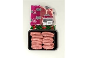 Shukers Butchers Jackson Street Bacon Shukers Butchers Extra Value Breakfast Meat Pack, Hamper, Thick Cut Bacon, Pork Sausage