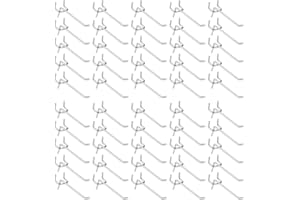Youery 50 Sztuk Haczyków na Ścianę Narzędziową, 10 cm Akcesoria do Ściany Perforowanej, Haki na Płytkę Perforowaną, Regałów Supermarketów, Sklepów Budowlanych, Pomieszczeń