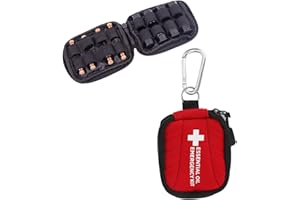 HURRISE Torba podróżna na olejki eteryczne, 16 przegródek, przenośny, organizer na olejki eteryczne o pojemności 2 ml, do torebek do makijażu, kosmetyczki, do przechowywania butelek, podróży, użytku domowego,