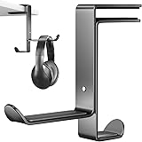 Newaner Support Casque Gamer Bureau, Porte Casque Multifonction avec Organiseur de Câbles, Support de Casque Gaming Réglable