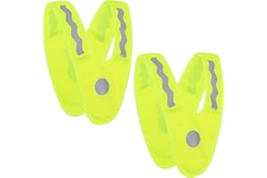 lzijun 2 STK Kinder Warnwesten, Sicherheitsweste, Leuchtweste Reflektorweste, Reflektierende Weste Warnkragen für Kinder, Fahrrad, Auto Kinderwarnweste