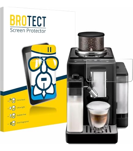 brotect Pellicola Protettiva per DeLonghi Eletta Explore Protezione Schermo (2 Pezzi) [Trasparente, Anti-Impronte