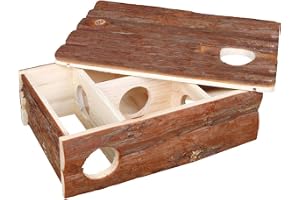 Trixie Natural Living Hamsterlabyrint, Brun, 35 x 11 x 25 cm