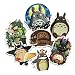Produktbild Yharadraf Aufkleber Auto, Totoro 7 Stuck Ghibli Dekor-Aufkleber fürs Autofenster Fensterssticker, Auto Motorräder Fahrrad Skateboard Snowboard Gepäck Laptop Aufkleber MacBook iPad und Mehr