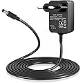 Chargeur 9V 1A de Pédale Guitare, Blocs D'alimentation pour Casio BOSS Behringer JOYO, Pédale d'Effets, Looper, Stompbox, Quelques Claviers, Centre Négatif Manchon Positif, DC 5,5 mm x 2,1 mm