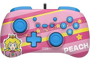 Hori Controller Horipad Mini - Super Mario Series - Peach - Nintendo Switch