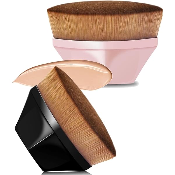 Foundation Pinsel Für Make-up - Weiche Bürste Zum Verblenden Von Flüssigfoundation, Creme & Concealer