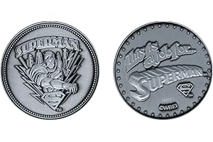 Fanattik- Moneta Superman Toy, Multicolore, Medium, 196661