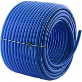 S&uuml;per Mavi Kau&ccedil;uklu Bah&ccedil;e Hortumu 100 Metre Ekstra Kalın Sağlam Su Sulama Yıkama Hortum 12.5 mm 1/2"