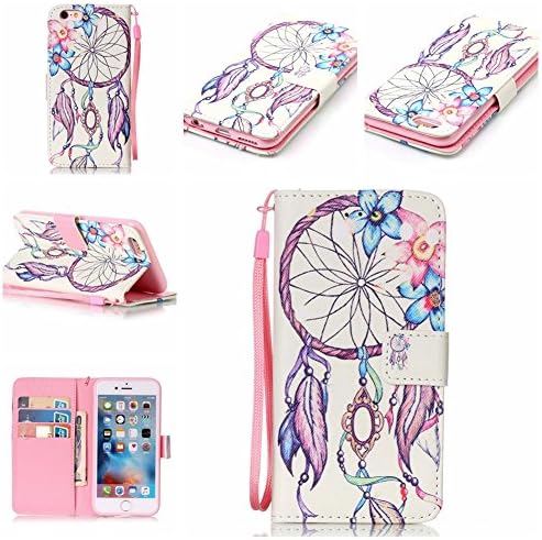 Freezon Colorful PU Leather Stand Bifold Folio Flip Magnetic Buttons Wallet Case Cover For Apple iPhone 5 5S iPhone SE - K11