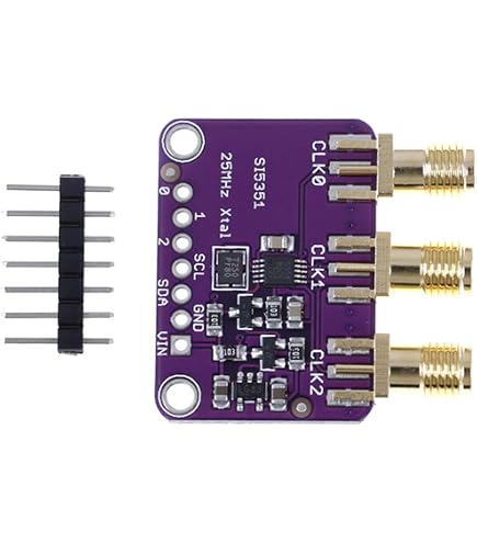 Générateur De Signaux Si5351A 8KHz-160MHz - Module électronique Pour Projets Arduino/RPi