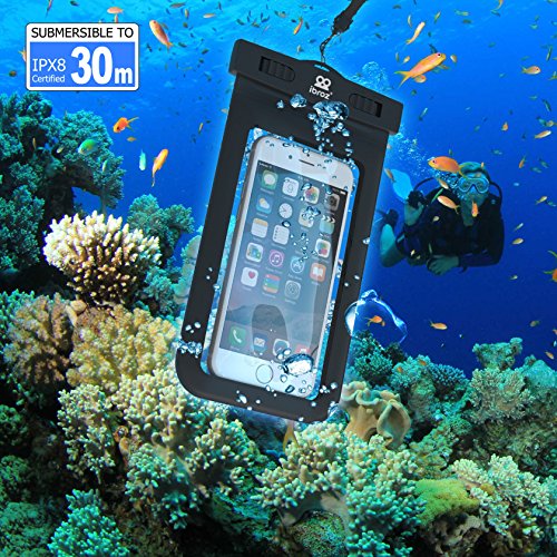 IBROZ Funda estanca sumergible hasta 30 metros mosquet n para submarinismo nataci n navegaci n para iPhone 6 6Plus 7 7Plus Samsung Galaxy S6 S7 Note y otros m viles de hasta 5 7 - Nero reviews IBROZ Funda estanca sumergible hasta 30 metros mosquet n para submarinismo nataci n navegaci n para iPhone 6 6Plus 7 7Plus Samsung Galaxy S6 S7 Note y otros m viles de hasta 5 7 - Nero