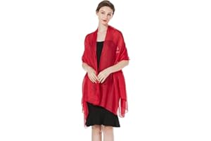 BEAUTELICATE Chal Estola de Gasa Mujer Bufanda Para Vestido de Fiesta Novia Boda Playa Bikini Verano Primavera