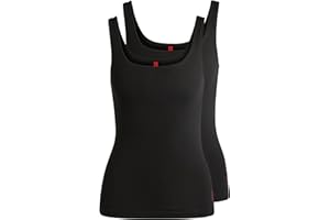 HUGO Damska kamizelka Twin (2 sztuki), czarny1, M