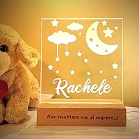 Lampada LED Bodybuilding Personalizzabile | 7 Colori, Base Con Nome - Idea Regalo Per Palestra E Appassionati Fitness