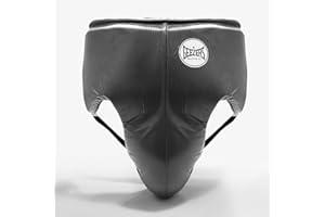 GEEZERS BOXING Geezers Elite Pro Groinguard 2.0 Leather, Rear Lace Adjustment, Protective Comfortable Fit