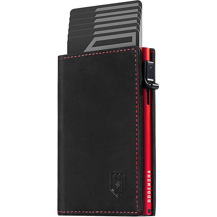 SF SCOFIELD Duality Classic Slim Wallet mit Münzfach | Kartenetui Herren für 9-10 Karten | Geldbeutel Portemonnaie mit RFID Schutz | Wallets for Men | Kreditkartenetui