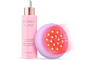 FOREO Luna 4 Hair & Dual-Peptide Scalp Serum Bundle - 2-in-1 Scalp Massager - Device with Centella and Portulaca Extract Serum for Hair Growth, Thickening, and Loss – 60 ml
