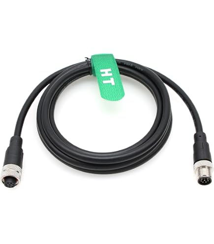 Câble Blindé M12 5 Broches Mâle-Femelle 3 M – Pour Capteurs, Automatisation Industrielle, IO-Link, CANopen, DeviceNet