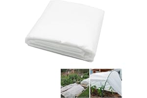 HELWEET Manta de Malla Térmica Antiheladas, Anticongelante Para Plantas, Cubre Plantas, Cubierta de Invierno Para Plantas, Protección de Plantas de Forro Polar, Para Plantas, Cultivos, Huerto, 2.5 X 3m