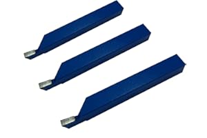 CNC QUALITÄT Zestaw stali tokarskiej - 3 sztuki stali do cięcia - dłuto tokarskie 12 x 12 mm