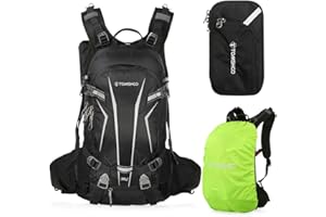 TOMSHOO 20L/30L Sac à Dos Sac de randonnée Ultraléger Respirant Imperméable pour Vélo Randonnée Équitation Voyage Alpinisme