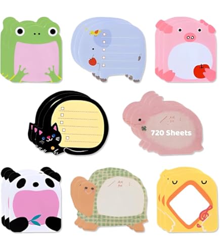 720 Pièces Notes Autocollantes Bandes Adhésives Etiquette Marque-page