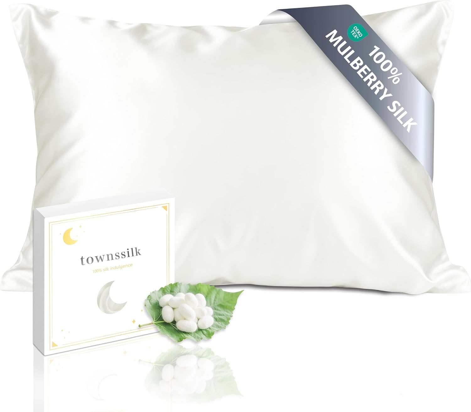 Avis d'Expert & Test Approfondi : townssilk Kussensloop 100 zijde 19 momme 1 st (Sélection)