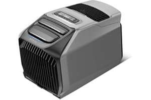 ECOFLOW WAVE 3 Tragbare Klimaanlage, 1800 W/6100 BTU Kühlen, 2000 W/6800 BTU Heizen, 1000 W Schnellladen (75 Min.), 8 Std. Akkulaufzeit, App-Steuerung, Mobile Klimaanlage für Camping, Wohnmobile, SUVs