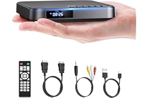 Desobry Lecteur DVD HDMI pour TV - Mini Lecteur Toutes Régions avec Mémoire de Point d'Arrêt (MD115B-05)