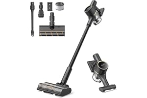 dreame R10 Pro Aspirateur Balai sans Fil, 20 000PA / 150AW, autonomie 65min, Brosse Multi-Surfaces, lumières LED, élimination Poils d'animaux, Parfait pour Maison et Voiture, léger et Polyvalent