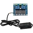 Generic DC 12V XH-M452 Temperature And Humidity Controller Module Digital Display High Accuracy Dual Output Automatic Constant Temperature And Humidity Control Board Spot Steuermodul
