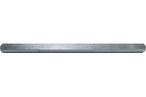 HALCÖ Drückerstift Vierkant 9mm - Länge 160mm - Vierkantstift, Stahl verzinkt