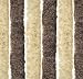 Produktbild defacto® Flauschvorhang Türvorhang 100x220cm Chenille Fliegenschutz Insektenschutz Camping Made in Italy Braun/Beige