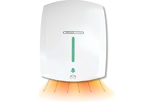 ProLux Concepts 2000W Automatic Hands Free Hand Dryer | Energy Efficient High Speed Drier for Washrooms Bathrooms & Toilets in Retail, Commercial and Hospitality Venues (White)
