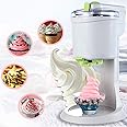 xxz Automatic Ice Cream Machine, DIY Ice Cream Maker, Electric Ice Shaver Snow Cone Maker, Fast, Easy Clean, for Household, Children, 220V