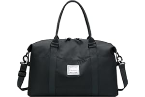 Hayayu Weekend Bag for Women Overnight Bags Travel Duffel Carry on Luggage Holdalls for Women Sports Bag Gym Bag Weekender Handbag, 55x27x18cm