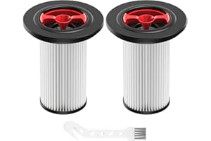ISINLIVE 2er-Pack Ersatzfilter kompatibel mit Bosch Unlimited Gen2 Serie 8 Staubsauger, Filter für Bosch Staubsauger 12036642,12023349