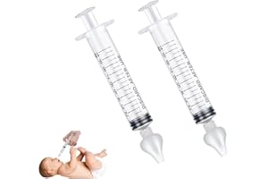 JUSONEY Nasendusche Baby – Profi-Baby Nasendusche, Mit Hochwertigen Nasenaufsätzen, aus Silikon, Sauber und wiederverwendbarer (2 stück)