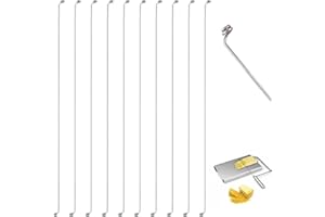 LUTER 10 Piezas de Cheese Slicer Wire, 14cm Alambres Recambio Corta Queso Alambres Corta Queso para Rebanar Quesos Blandos, Patés