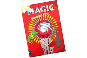 PROTRIXX Magic Coloring Book (A5-Format) Das Zauber-Malbuch das sich selbst ausmalt | Zauberbuch inkl. deutschsprachiger Anleitung | Zaubertricks für Entertainer | Zauberartikel, Zaubern lernen, Zauber-Trick