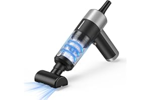 EBOSSOM Aspirabriciole Senza Fili, 17000Pa 4 in 1 Aspirapolvere Auto Portatile,Aspiratore e Soffiatore con Motore Brushless,USB C Mini Aspirapolvere Potente per Auto Casa Ufficio Peli di Domestici